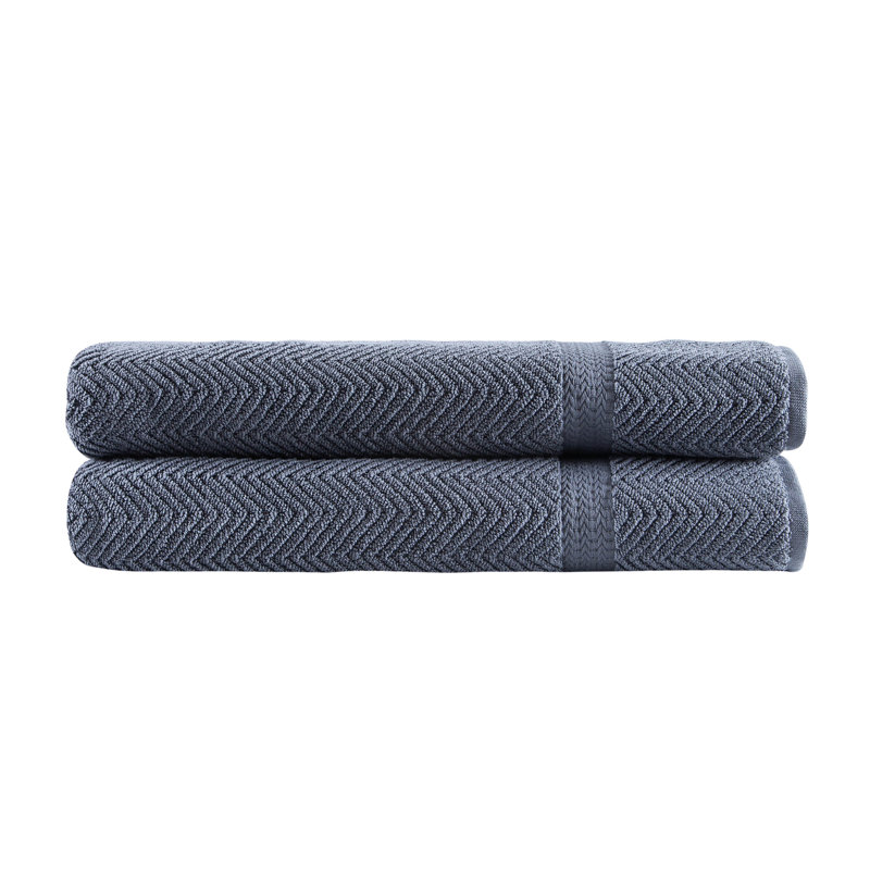 Vandewa Luxury Turkish Cotton Bath Sheet Set, Gray