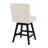 Set Of 2 Indoor/Outdoor Modern Classical Rotatable Bar Chair, City Armless Swiveling Bar Chair With Soild Wood Legs, Modern Counter Stool-1237881015