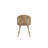 Wicker brown dining chairs,4pc
