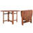 Suki Folding Wooden Dining Table