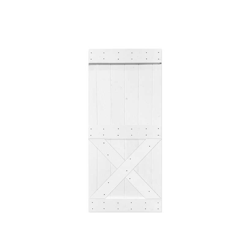 Calhome 84 in. H Barn Door, 84" H x 42" W x .5" D, Pure White