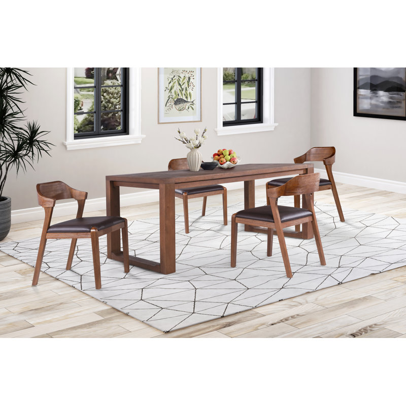 Hintze Drop Leaf Solid Wood Dining Set