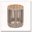 Table d'appoint d'extérieur en corde de rotin et bois d'acacia-1173007071