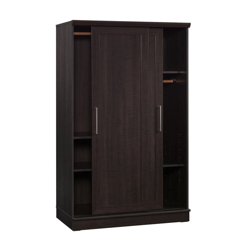Armoire à porte coulissante avec tringle, Chêne Dakota