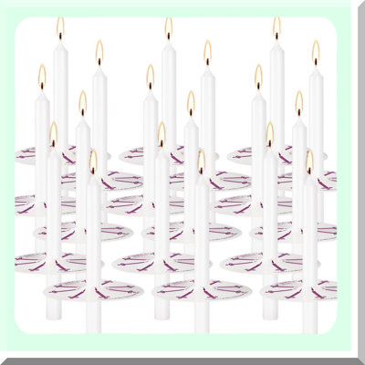 Unscented Cotton Wicks and Church Candles for Ceremonies