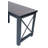 Weston Solid Wood Top Metal Base Writing Desk