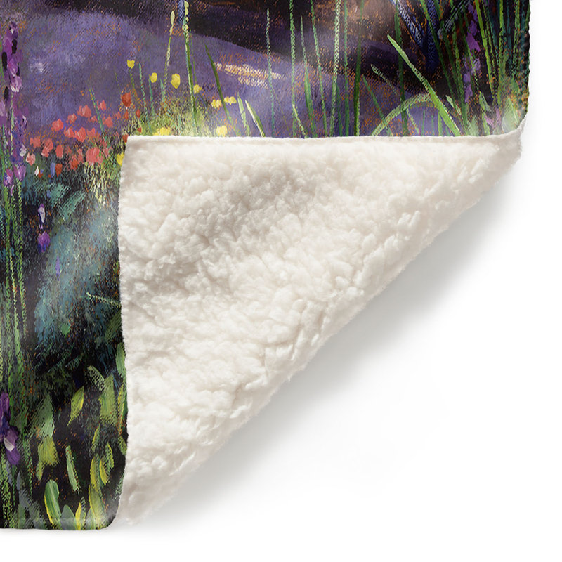 Couverture sherpa doux , 51 po x 60 po