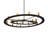 Donner 24 - Light Dimmable Wagon Wheel Chandelier