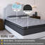 Matelas hybride mi-ferme 10 po avec mousse viscoélastique gélifiée rafraîchissante-525067108-519873950