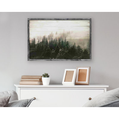 " Distant View Of Pine Forest "