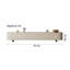 Crédence de rangement moderne simple 78 po