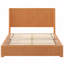 Structure de lit plateforme en bois massif avec tête de lit, aucun sommier requis, lit sur pied, assemblage facile,-594515556-594515557