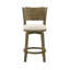 Tabouret de bar de cuisine à hauteur de comptoir pivotant en bois Winsley Coastal-1334097195-1334097200-1334097205