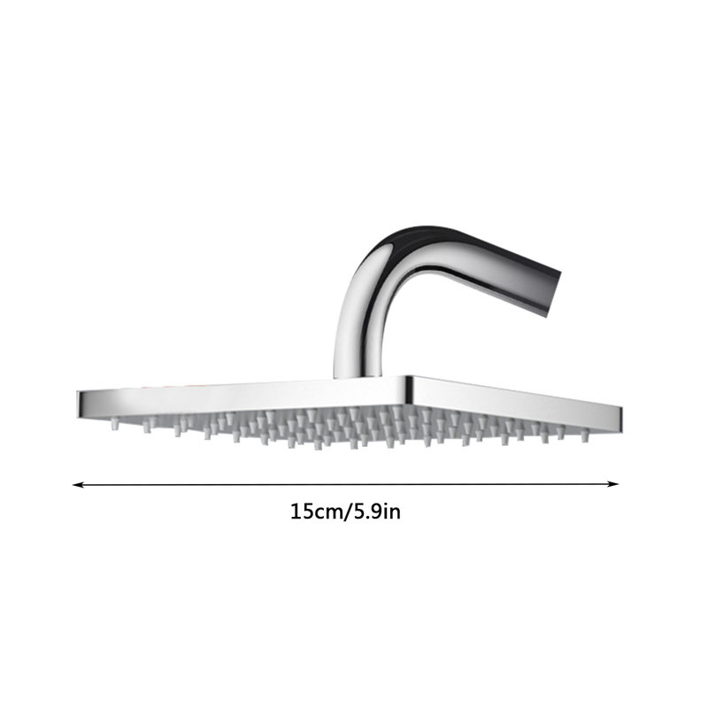 Grande pomme de douche surdimensionnée en acier inoxydable B, buse de douche à haute pression
