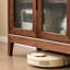 Commode d'appoint multifonctionnelle en bois massif