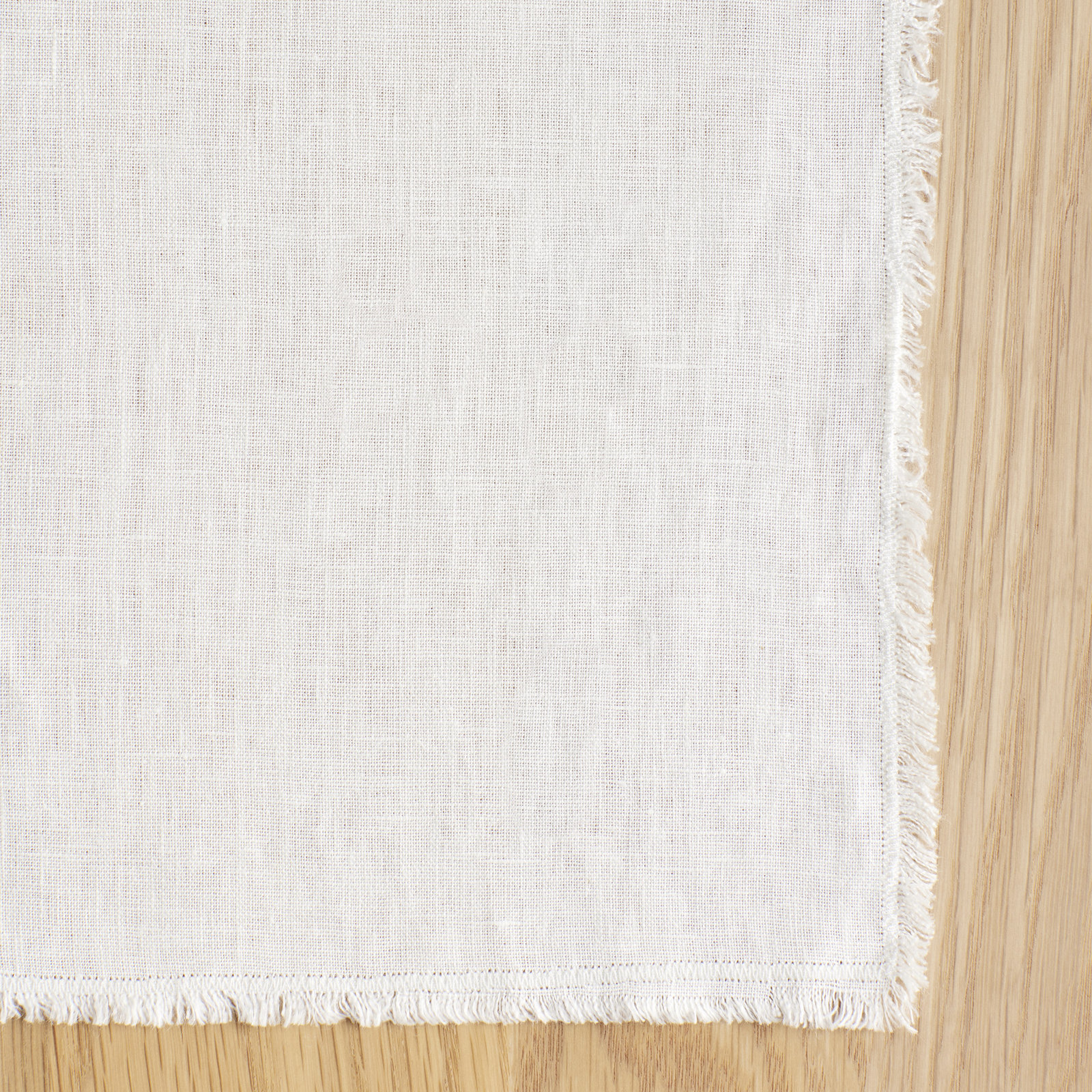 Zadia 72" Linen Table Runner, Ivory