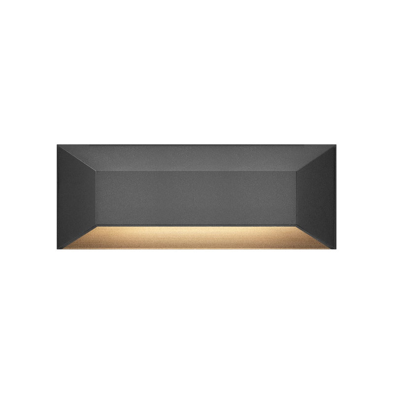 Hinkley Nuvi Rectangular Deck Sconce, Black