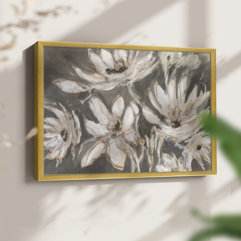 Magnolia embelli II - reproduction encadrée - réversible, H 8 po x l 10 po