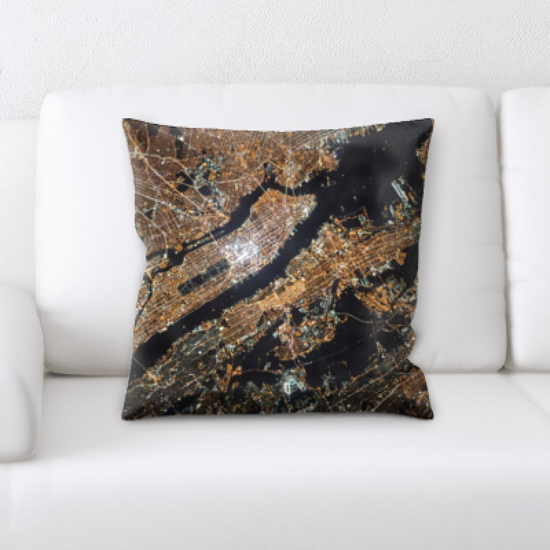 Microsuede Throw Pillow