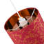 Modern Soft Cotton Fabric Lamp Shade with Shiny Foil Floral Decoration-938199285-977353221