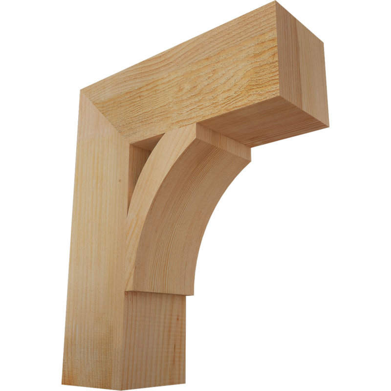 Support de bloc Thorton, Douglas (sciage brut), H 22 po x l 6 po x P 18 po