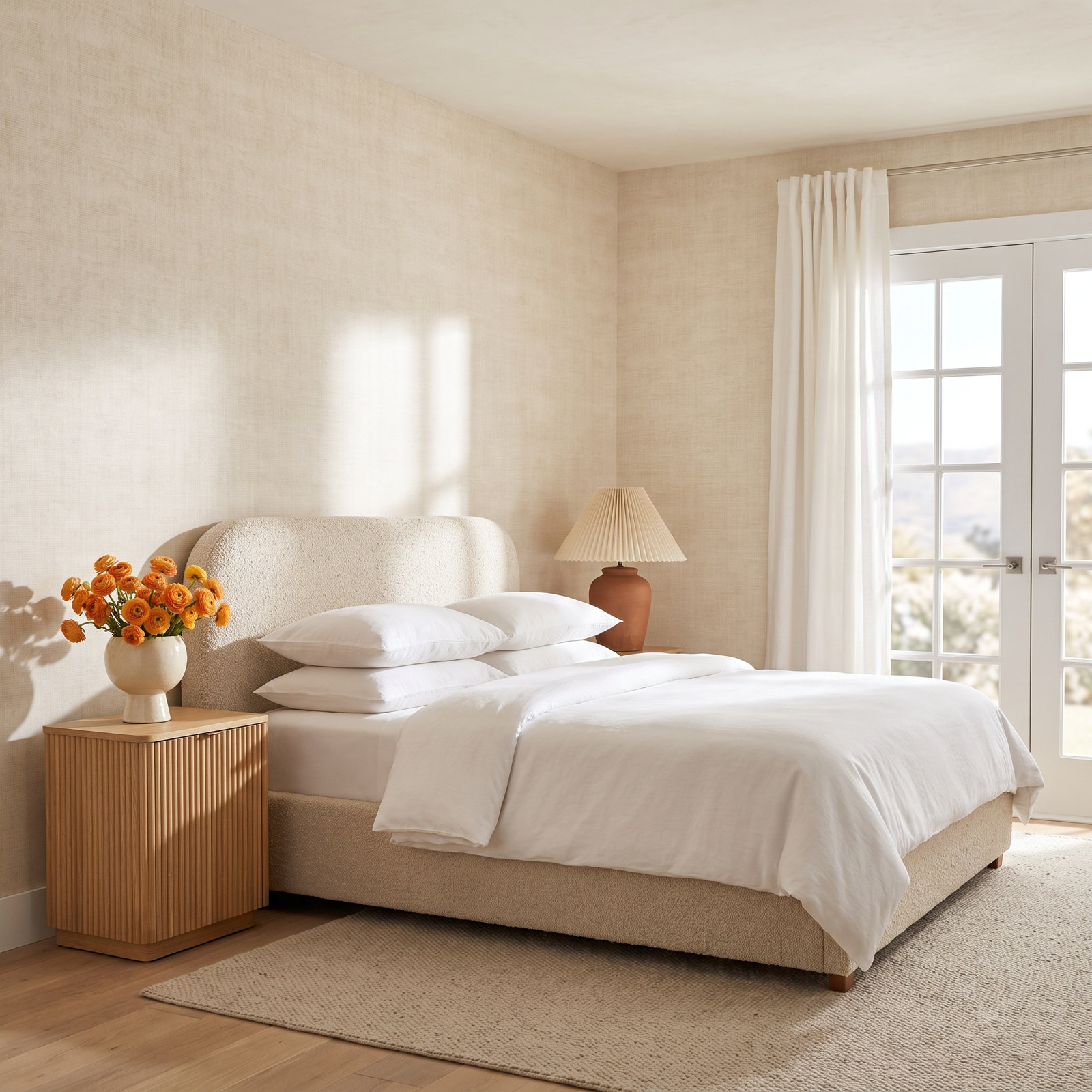 Princeton Modern Striped Wallpaper, Gold