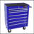 7 DRAWERS MULTIFUNCTIONAL TOOL CART WITH WHEELS-BLUE-1986955152