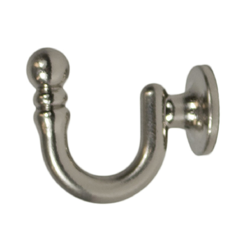 Rishel Metal Wall Organizer with Key Hooks, Brushed Steel