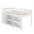 Twin Loft Bed With Drawer Cabinet, Shelf Cabinet And Pulling -Out Desk-573721651