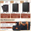 Ensemble de bagage 5 pièces avec ouverture frontale, valise de transport extensible rigide avec roulettes pivotantes, sac de rangement pour porte-gobelet et verrou USB-126941665