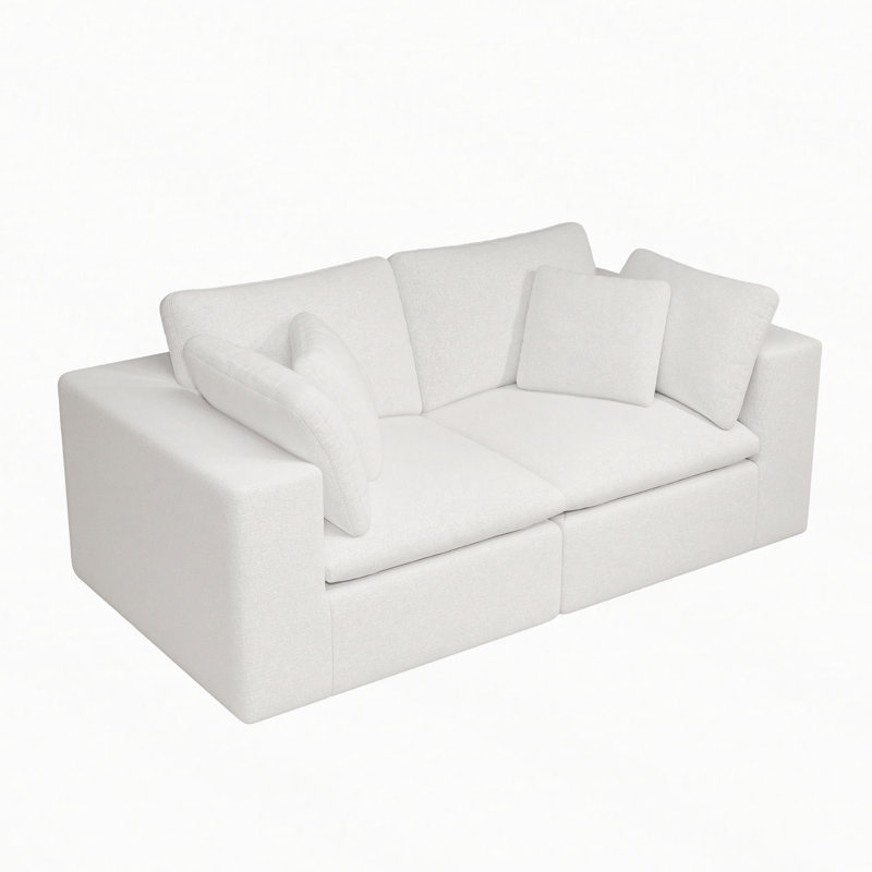 Modular Cloud Sectional Sofa No Assembly