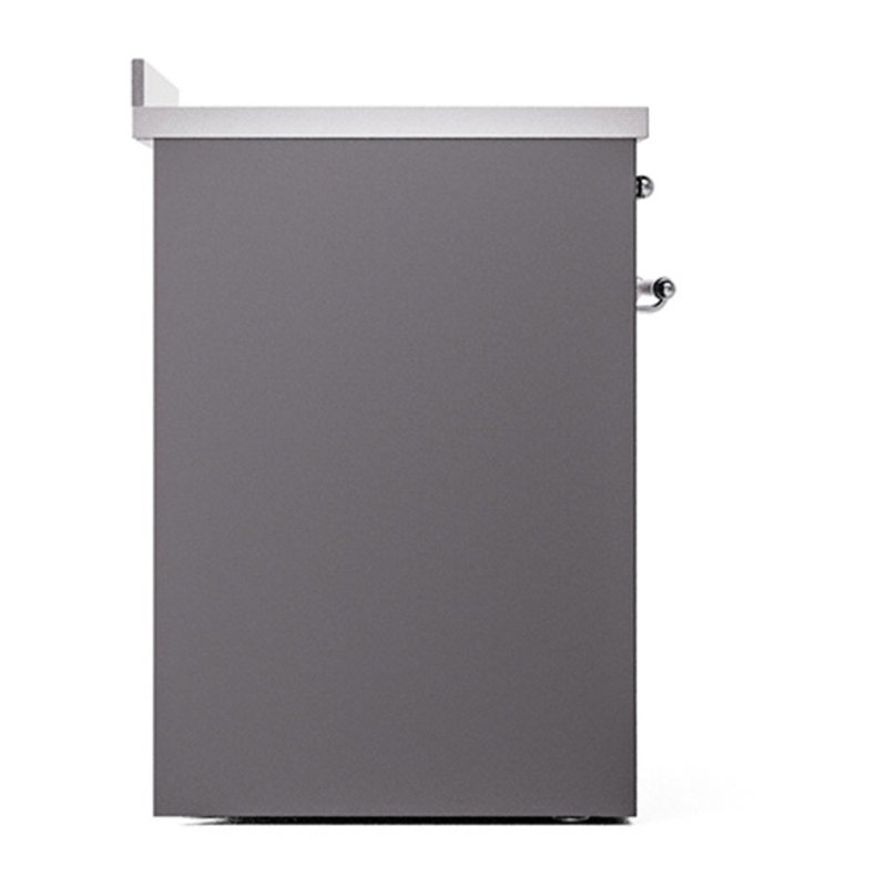 ILVE Nostalgie II 30 in Induction Range, Graphite Matte/Chrome