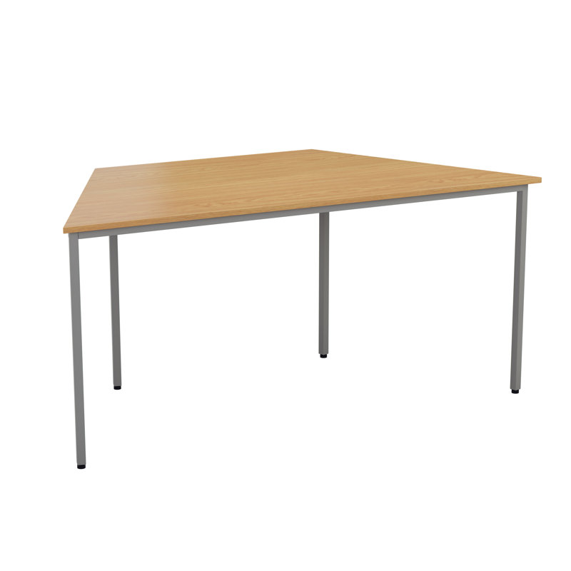 Buariki 160cm Trapezoidal Conference Table, Oak
