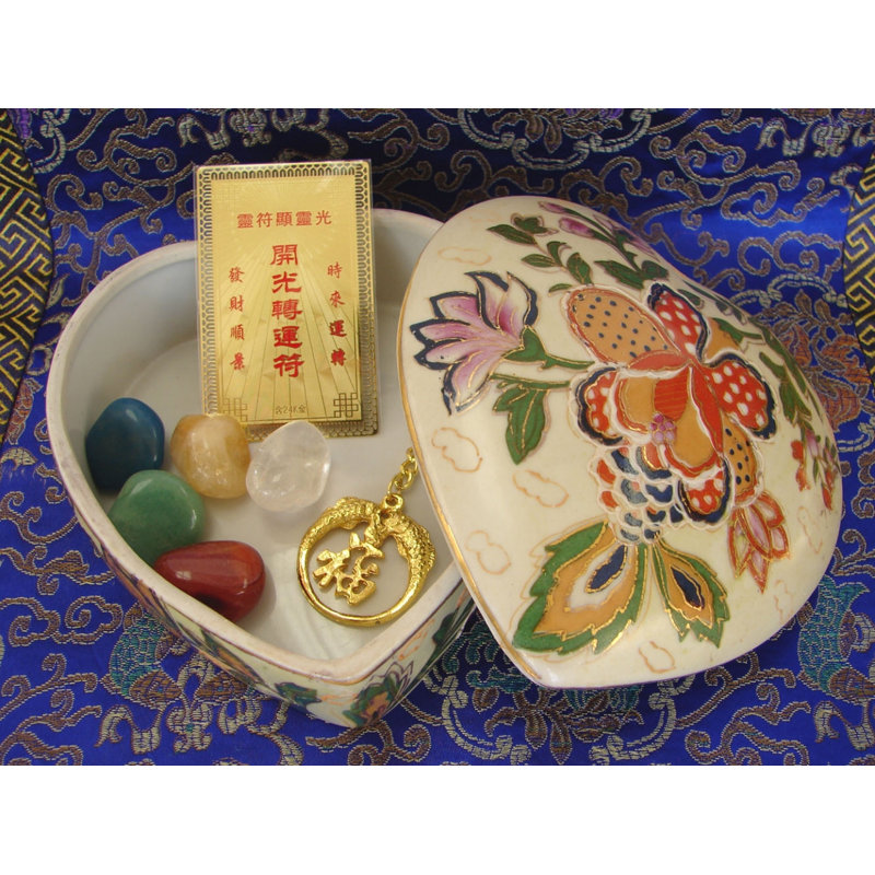Sculpture Fortune Booster - symboles du Feng Shui