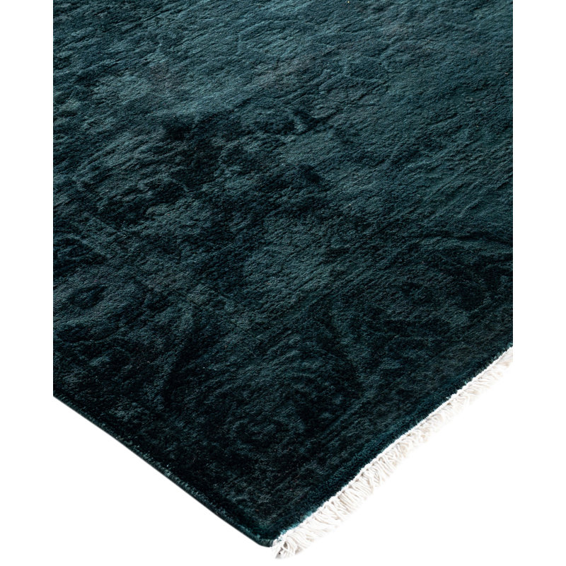 Huckstep One-of-a-Kind 3' 3" X 5' 2" Wool Area Rug Green