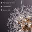 Lustre perlé en cristal 12 lumières Shugar-973635553