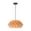 Luminaire suspendu tissé à la main 1 lumière Blooming