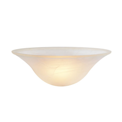 Abat-jour d'intérieur en verre 13,75 "