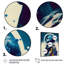 «Derrien Street Fashion Model In Vintage Blue II», reproduction sur toile-807175282-807175285