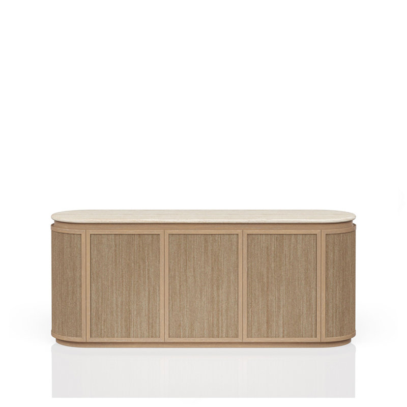 Stone Top and Rope Front Server