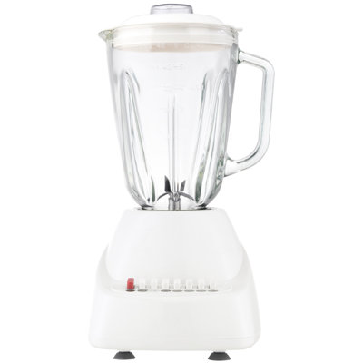 10 Speed Glass Blender, 1.5 L Jar, 400 W, White
