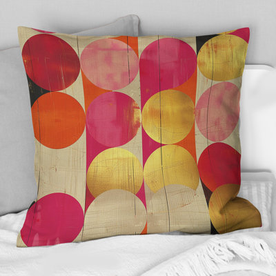 Coussin rétro rétro Mid-Century