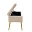 Banc de rangement en velours Dareen-71910501