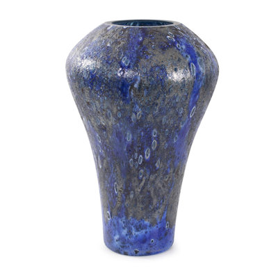 Nestora Art Glass in Deep Azure Blue- Tall