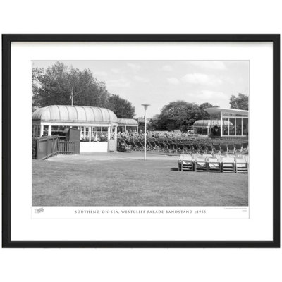 Southend on Sea, Westcliff Parade Bandstand C1955 1 Piece Single Picture Frame Wall Art