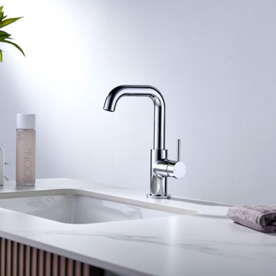 Robinet pour salle de bain à poignée simple Macon