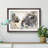 Lion Cub with Its Mother in Abstract - Picture Frame Painting Print-55580743-55580744