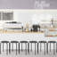 Counter Stool with Metal Frame