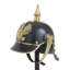 Sculpture Alemar Cole et casque en fer