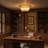4 - Light Glass Flush Mount Ceiling Light
